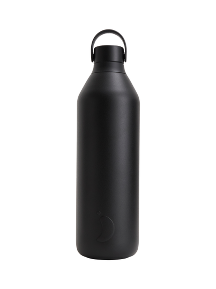 Chilly's Series 3 Insulated Leak-Proof Drinks Bottle, 1L, Onyx