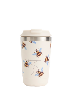Chilly's x Emma Bridgewater Bumblebee Double Wall Insulated Travel Cup, 340ml, Multi
