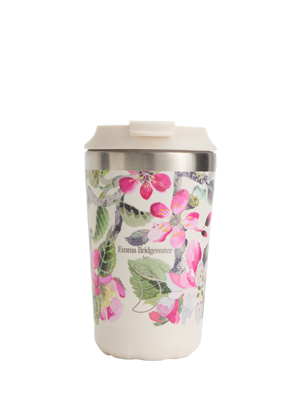 Chilly's x Emma Bridgewater Blossom Double Wall Insulated Travel Cup, 340ml, Multi
