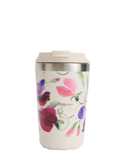 Chilly's x Emma Bridgewater Sweet Pea Double Wall Insulated Travel Cup, 340ml, Multi