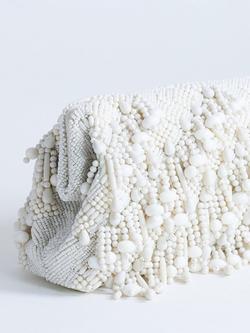 garison bead clutch white - view 2, White