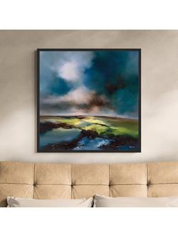 John Lewis Alison Johnson 'Roam Free' Framed Canvas Print, 106 x 106cm, Multi - view 2, Multi Multi