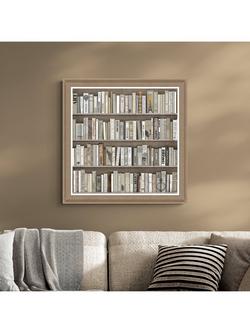 John Lewis Charlotte Oakley  'Book Collector' Framed Print, 79 x 79cm, Multi - view 2, Multi Multi