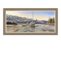 John Lewis Duncan Palmar 'Harbour Fleet' Framed Print, 109 x 54cm, Multi, Multi Multi