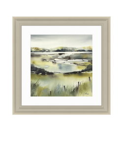 John Lewis Elizabeth Baldin 'Pistachio Pastel 2' Framed Print, 59 x 59cm, Multi, Multi Multi