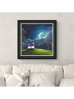 John Lewis Geoff Beckett 'Crescent Nights' Framed Print, 67 x 67cm, Multi Multi - view 2, Multi Multi