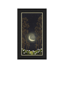 John Lewis Geoff Beckett 'Luna Gold' Framed Print, 40 x 70cm, Multi Multi, Multi Multi