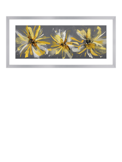 John Lewis Green Lili Floral Framed Print, 104 x 49cm, Multi Multi, Multi Multi