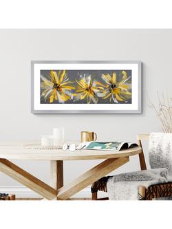 John Lewis Green Lili Floral Framed Print, 104 x 49cm, Multi Multi - view 2, Multi Multi