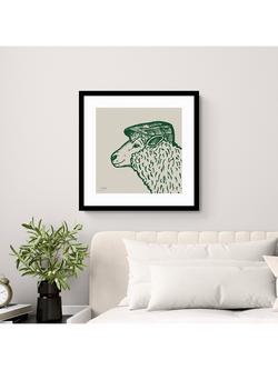 John Lewis Jan Jay 'Ivor Sheep' Framed Print, 53 x 53cm, Multi Multi - view 2, Multi Multi