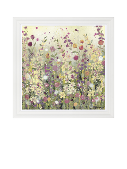 John Lewis Jane Morgan Colourful Florals Framed Print, 81 x 81cm, Multi Multi, Multi Multi