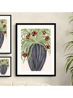 John Lewis La Poire Floral Framed Print, 63 x 83cm, Multi Multi - view 2, Multi Multi