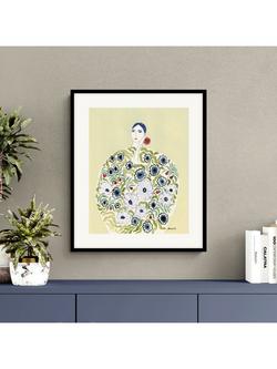 John Lewis La Poire Floral Coat Framed Print, 52 x 62cm, Multi Multi - view 2, Multi Multi