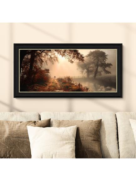John Lewis M Torelli  'Amber Afternoon' Framed Print, 110 x 55cm, Multi - view 2, Multi Multi