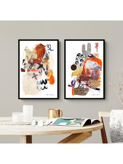 John Lewis Natasha Barnes 'Canyon' Framed Prints, Set of 2, 42 x 62 cm, Multi Multi - view 2, Multi Multi