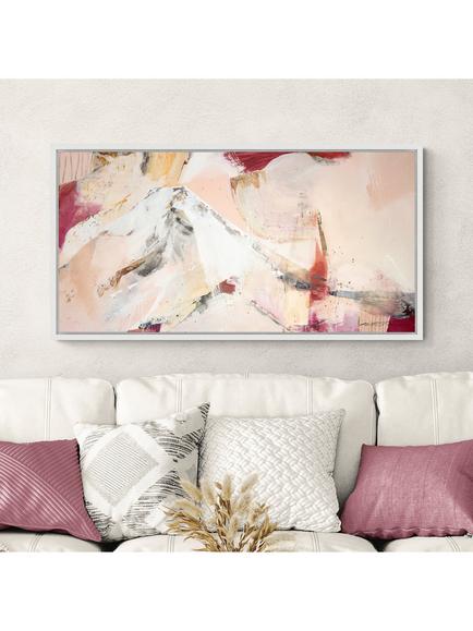 John Lewis Natasha Barnes 'Fuji' Canvas Print, 126 x 66 cm, Multi Multi - view 2, Multi Multi