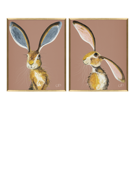 John Lewis Quinn Russell 'Marley & Maisie' Framed Print, Set of 2, 52 x 42cm, Multi Multi, Multi Multi