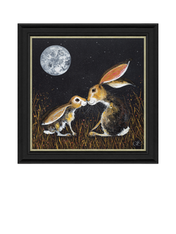 John Lewis Quinn Russell 'To The Moon and Back' Framed Print, 60 x 60cm, Multi Multi, Multi Multi