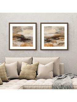 John Lewis Silvia Vasseleva 'Cinnamon Shore' Framed Print, Set of 2, 61 x 61cm, Multi Multi - view 2, Multi Multi