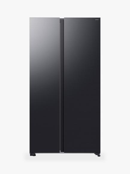 Samsung Series 6 RS70F65QEFEU Freestanding 65/35 Smart American Fridge Freezer with SpaceMax™, Black, Black