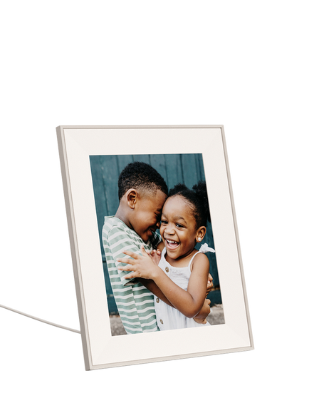 Aura Frames Aspen Digital Photo Frame, 12” - view 2, Clay/Paper Mat