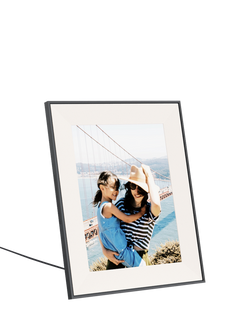 Aura Frames Aspen Digital Photo Frame, 12” - view 2, Ink/Paper Mat