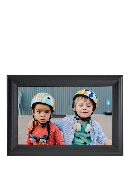Aura Frames Carver Digital Photo Frame, 10.1”, Gravel