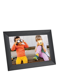 Aura Frames Carver Digital Photo Frame, 10.1” - view 2, Gravel