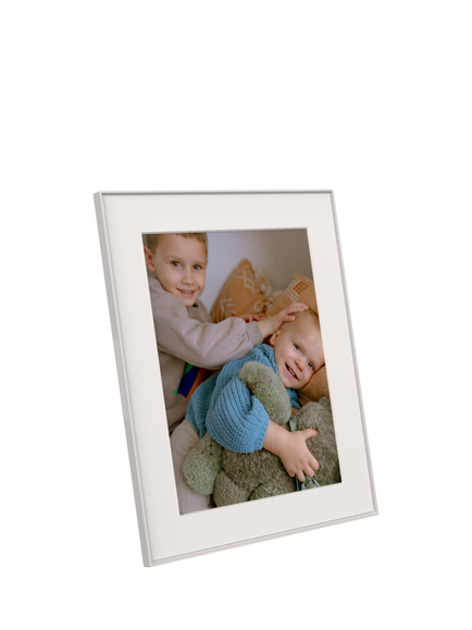 Aura Frames Walden Digital Photo Frame, 15” - view 2, Mat Clay