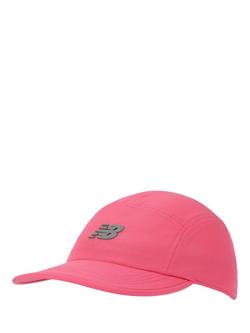 New Balance Women's 5 Panel Performance Hat, Pink, Pink
