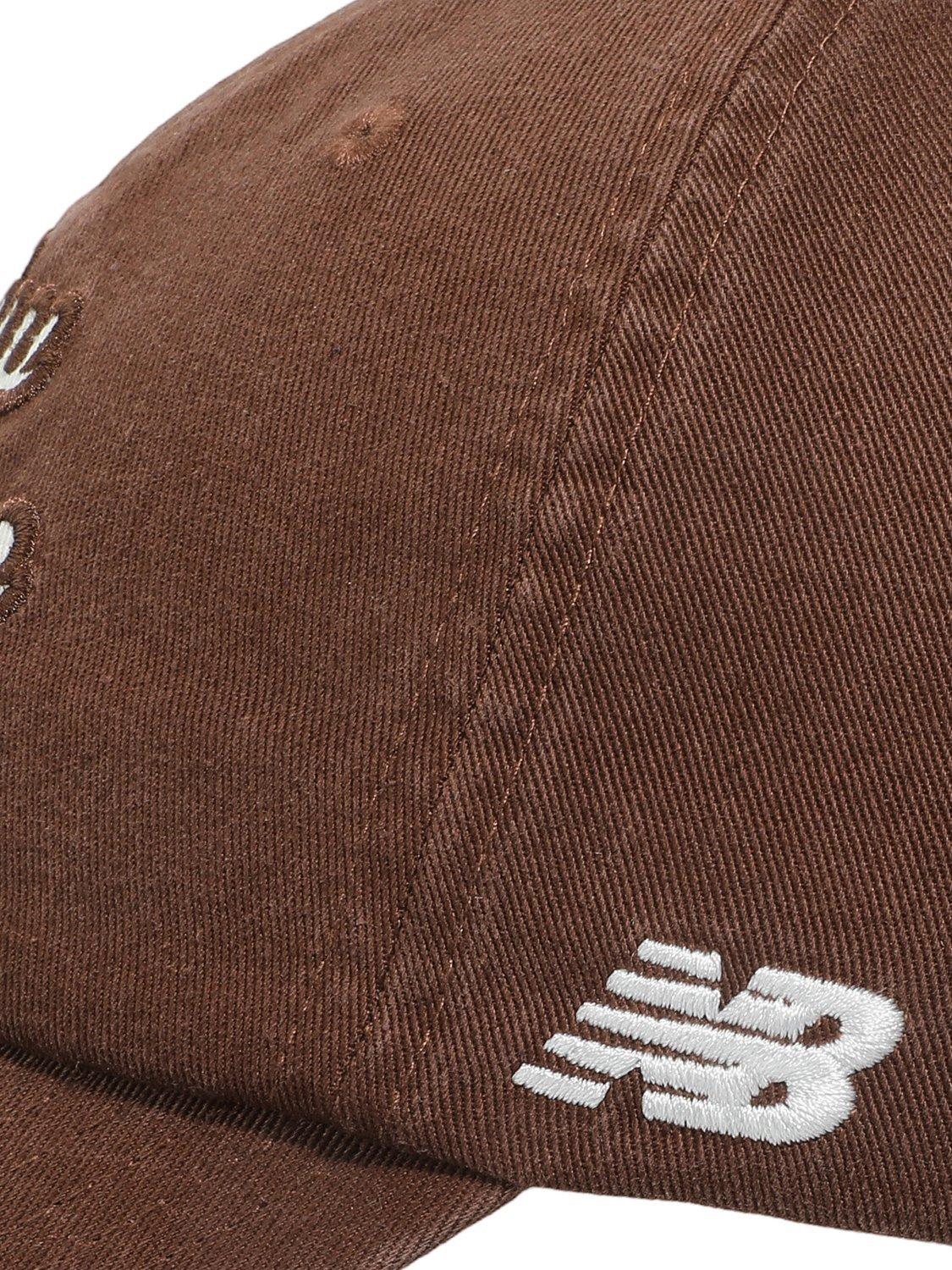 Product image 3 of 3, which shows New Balance Women's 6 Panel Athletic Legacy Hat, Brown