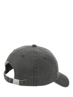 New Balance 6 Panel Linear Logo Hat, Black - view 2, Black