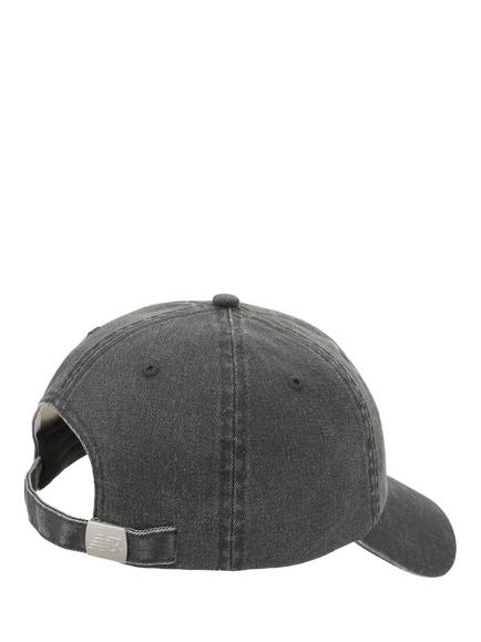 New Balance 6 Panel Linear Logo Hat, Black - view 2, Black