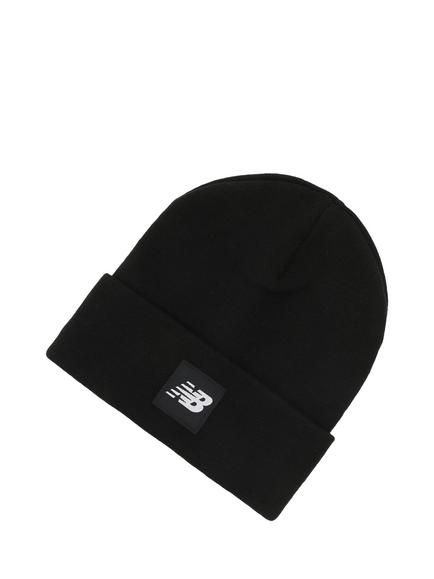 New Balance Knitted Beanie Hat, Black, Black
