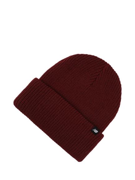 New Balance Fisherman Beanie Hat, Monarch Burgundy