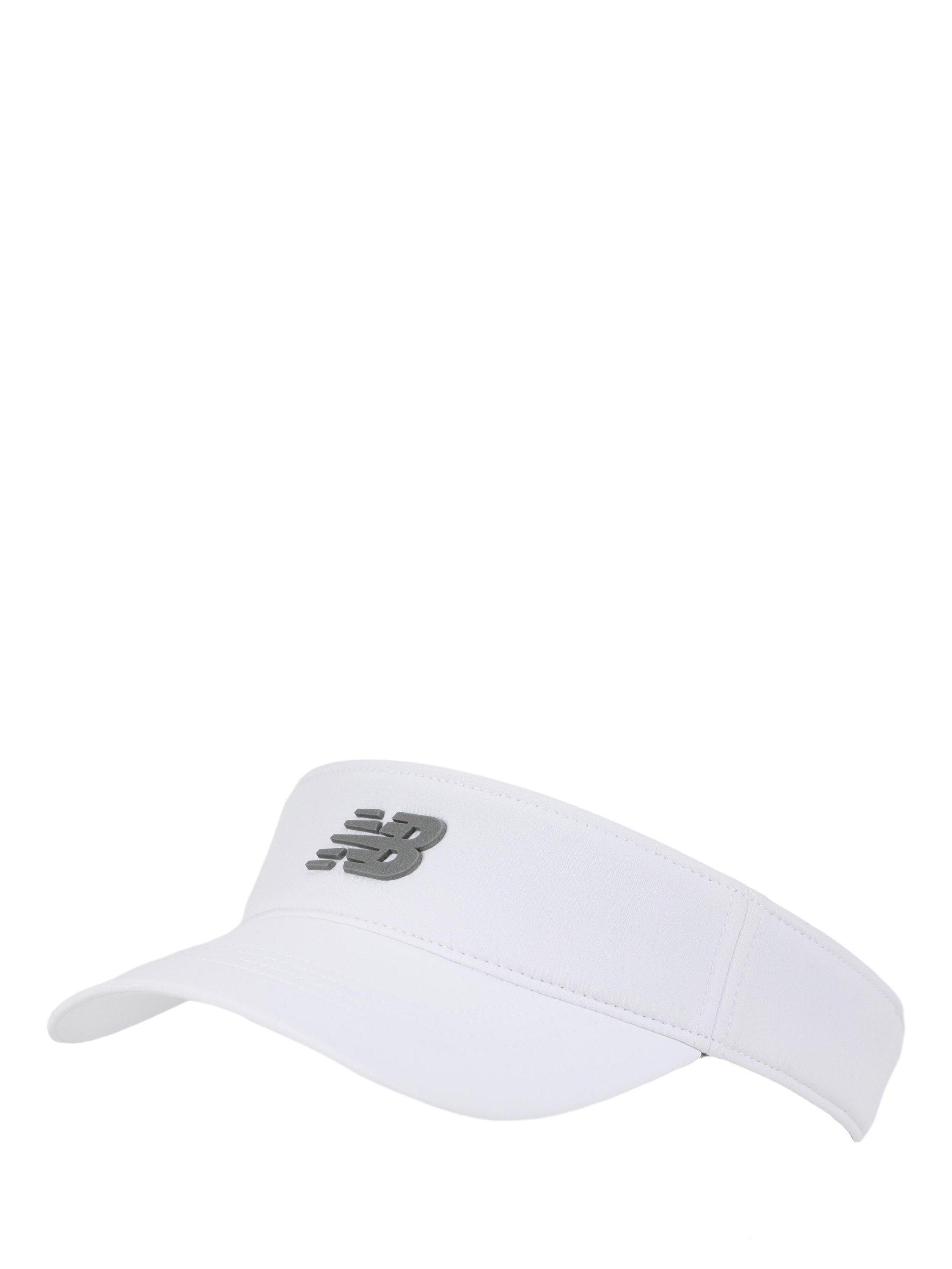 Product image 1 of 3, which shows New Balance Performance V 2.0 Visor, White