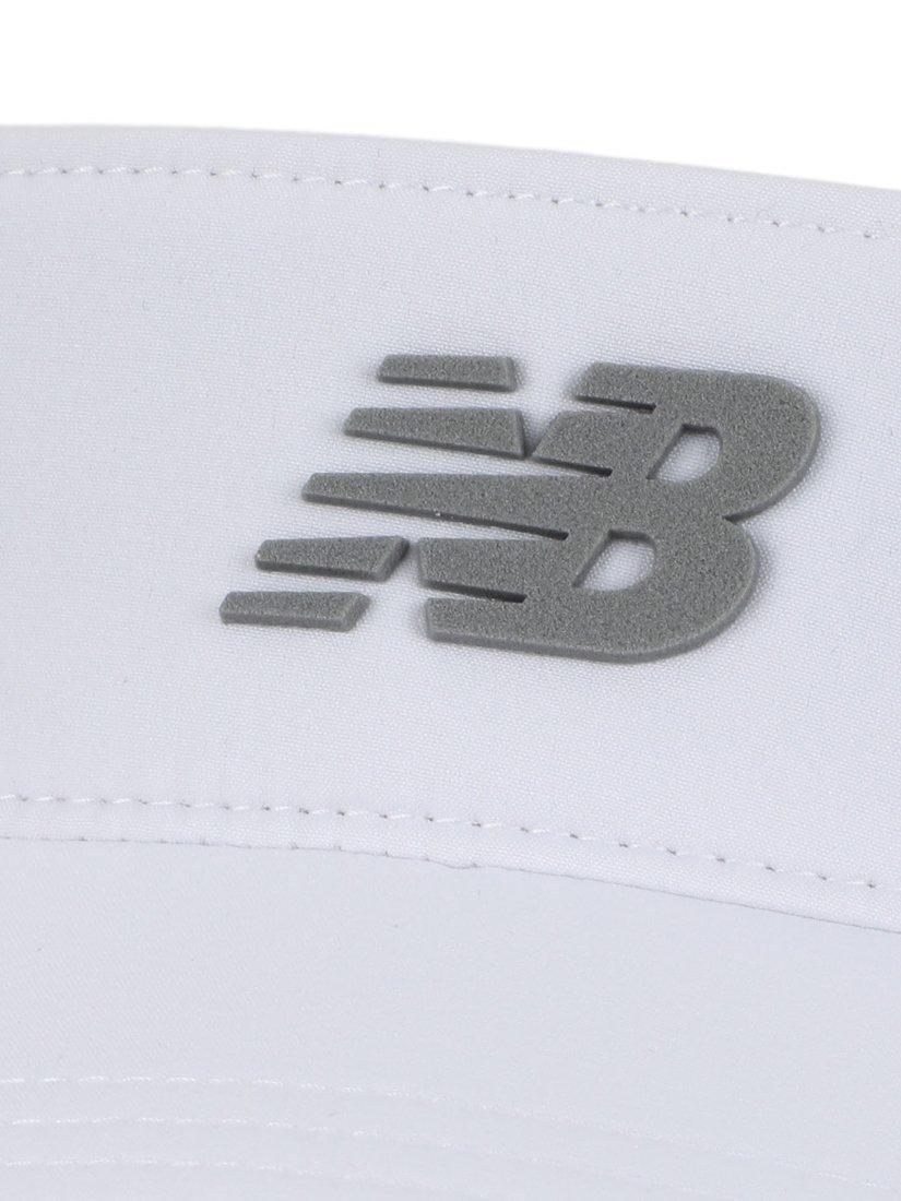 Product image 3 of 3, which shows New Balance Performance V 2.0 Visor, White