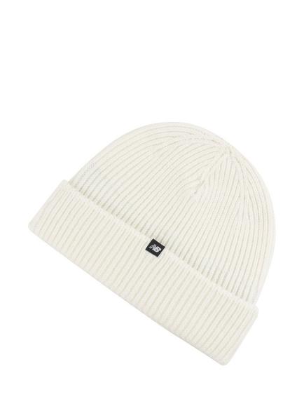 New Balance Watch Block Knitted Beanie Hat, Sea Salt - view 2, Sea Salt