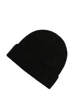 New Balance Watchman Rib Knit Beanie Hat, Black - view 2, Black