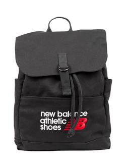 New Balance Canvas Backpack, 18L, Black, Black