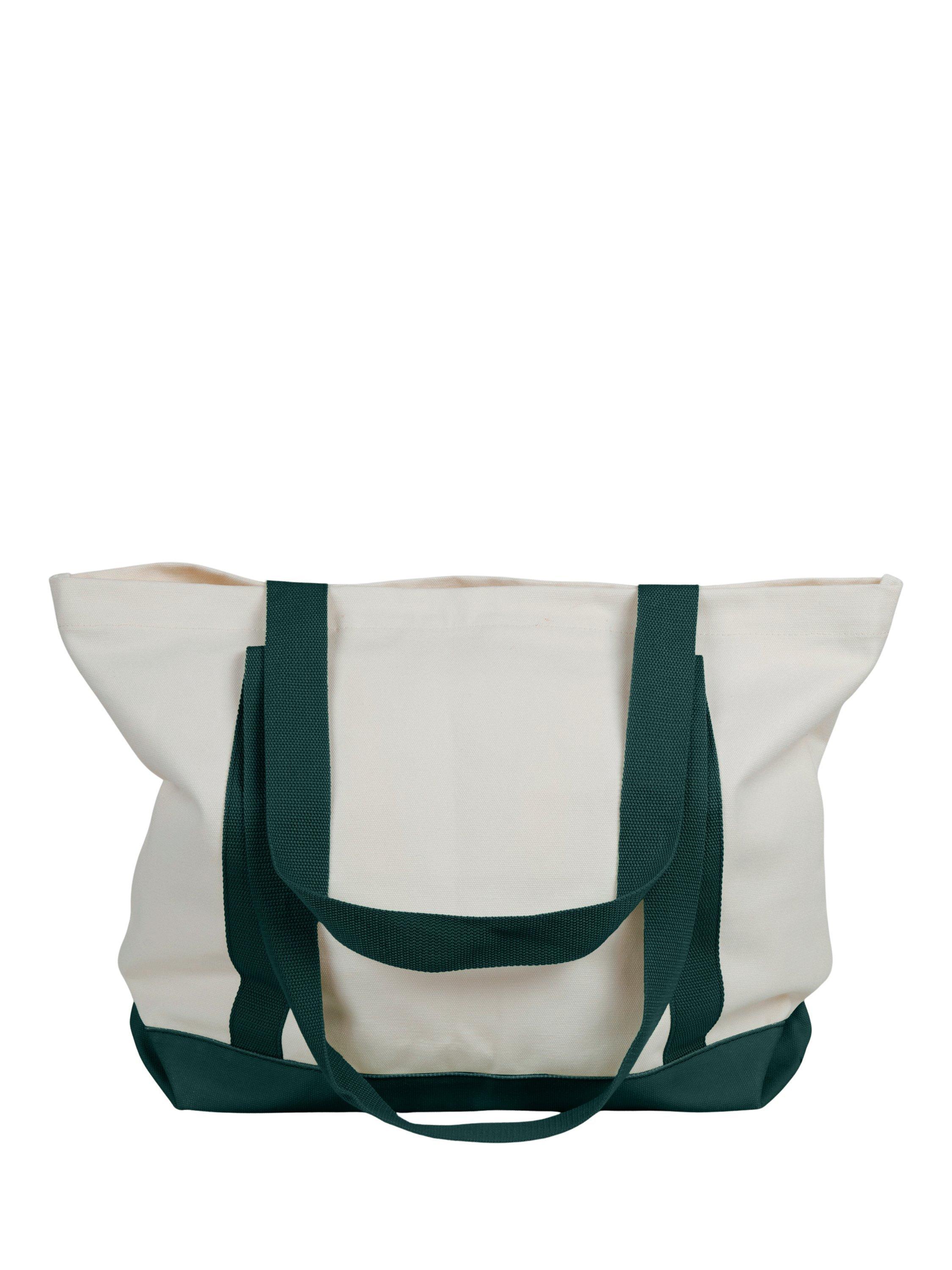 Product image 3 of 4, which shows New Balance Classic Canvas Tote Bag, Nightwatch Green