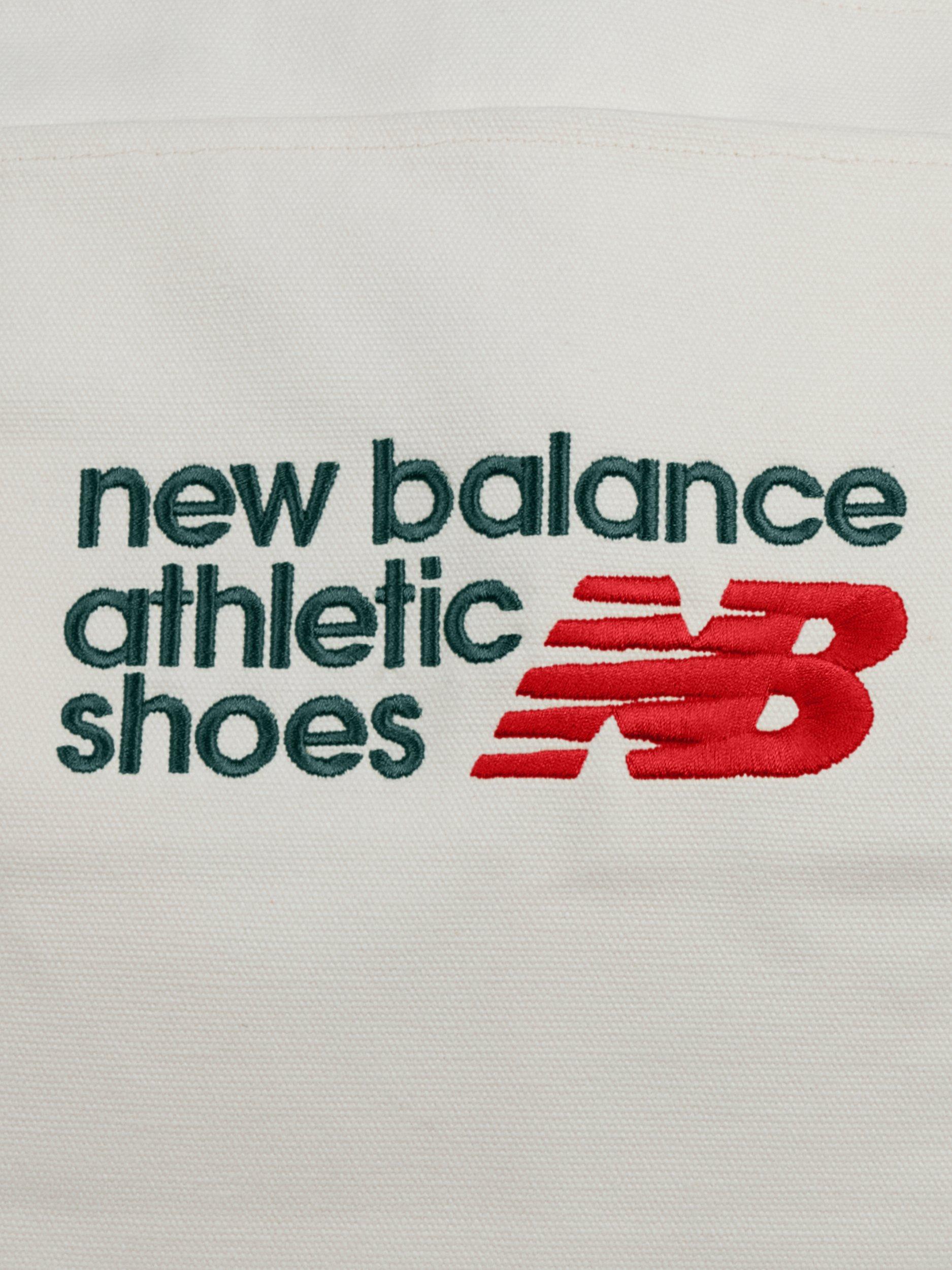 Product image 4 of 4, which shows New Balance Classic Canvas Tote Bag, Nightwatch Green