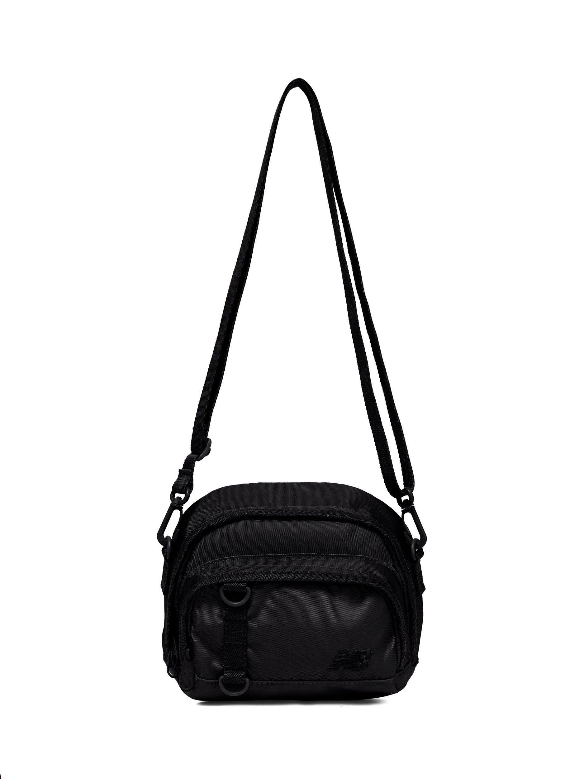 Product image 1 of 5, which shows New Balance Athletic Sling Bag, Black
