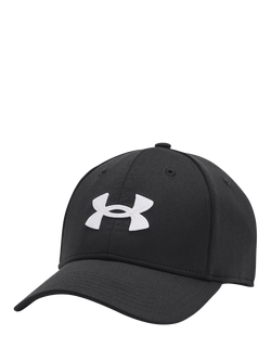 Under Armour Men's Blitzing Low Stretch Cap, Black/White, Black / / White