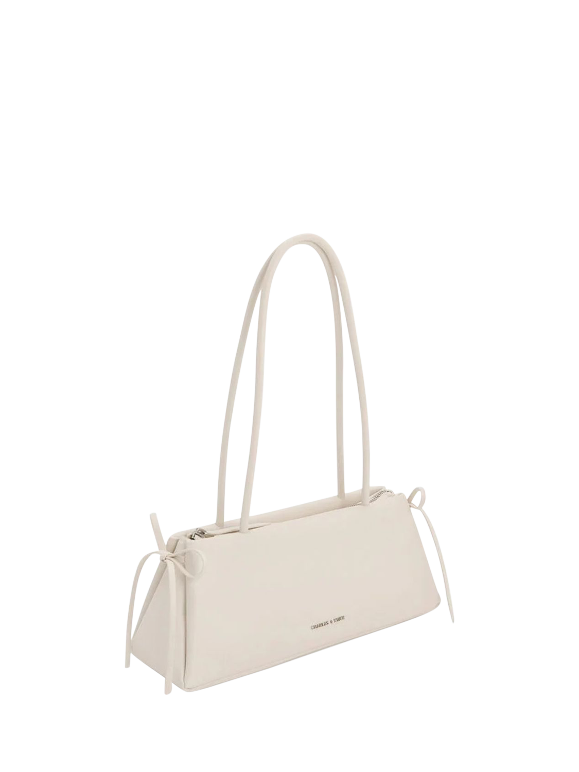 Product image 4 of 6, which shows CHARLES & KEITH Hazel Shoulder Bag, Meringue White