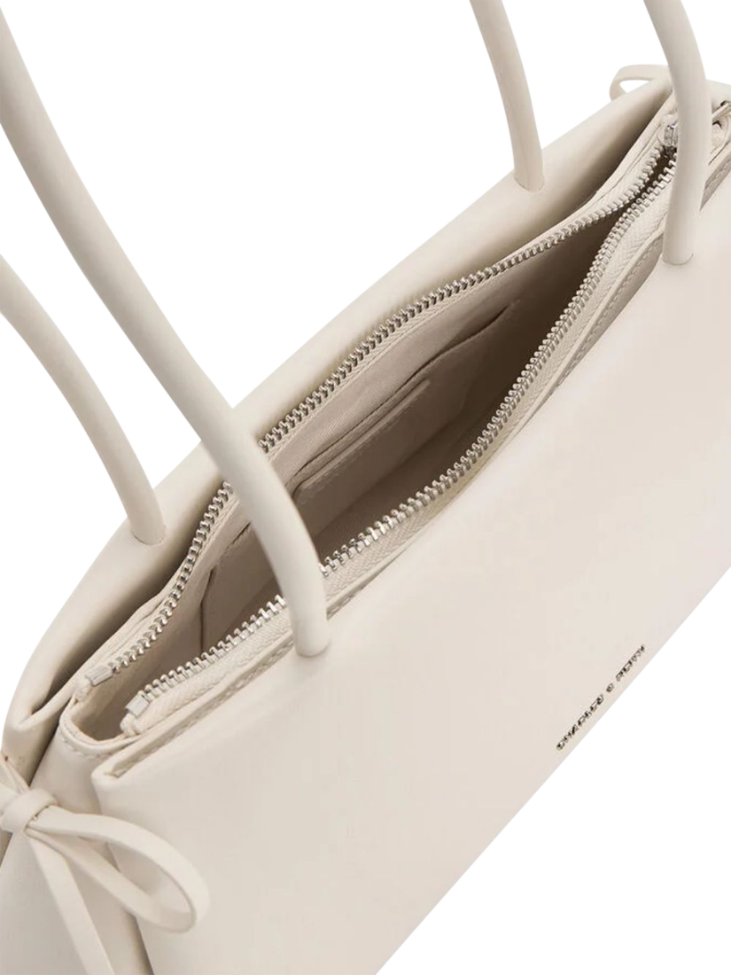 Product image 6 of 6, which shows CHARLES & KEITH Hazel Shoulder Bag, Meringue White