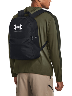 Under Armour Essential Lite Backpack, Black - view 2, Black / Black / Whit