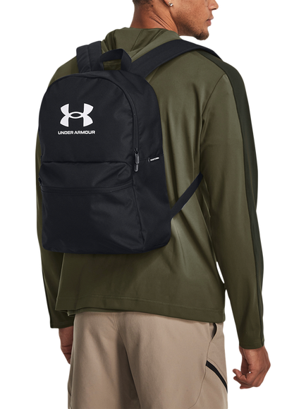 Under Armour Essential Lite Backpack, Black - view 2, Black / Black / Whit