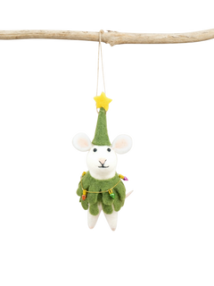 Truly Christmas Tree Mouse Tree Decoration