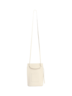 Pre-loved LOEWE Dice Pocket Leather Crossbody Bag, Cream - view 2, Cream
